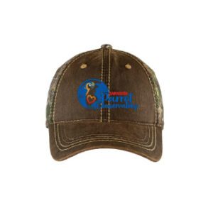 Brown cap with logo