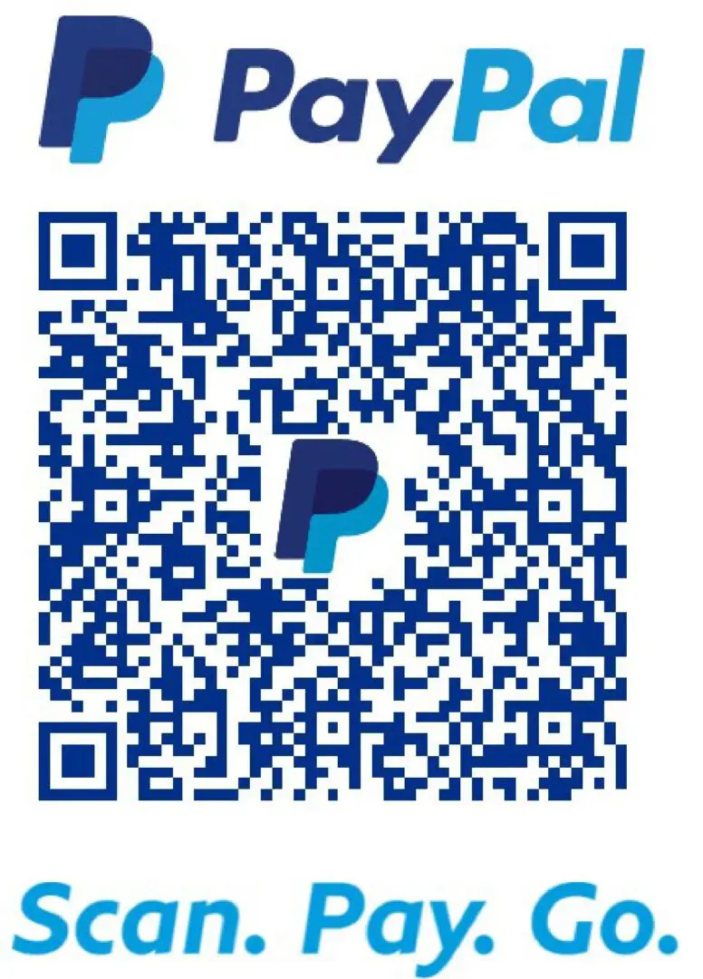 A qr code for paypal