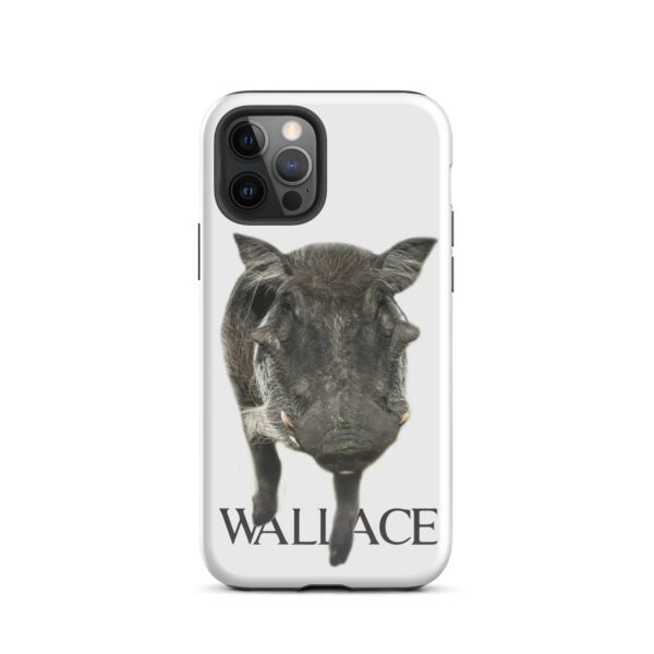 A phone case with a picture of a horse.
