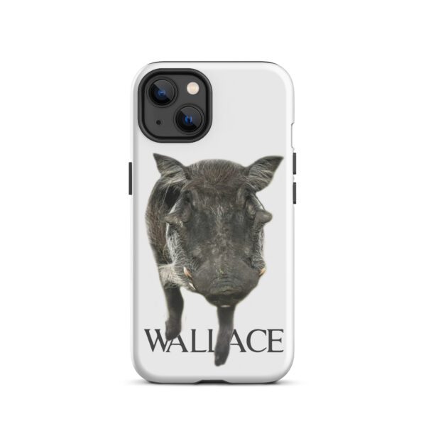 A phone case with a picture of a horse.