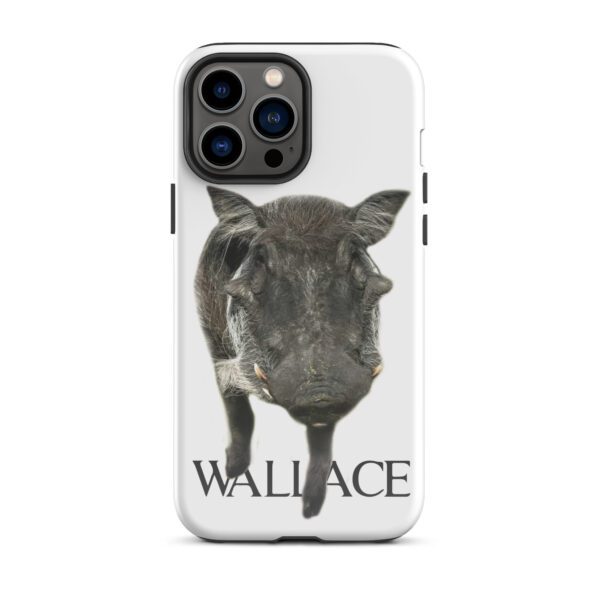 A phone case with a picture of a donkey
