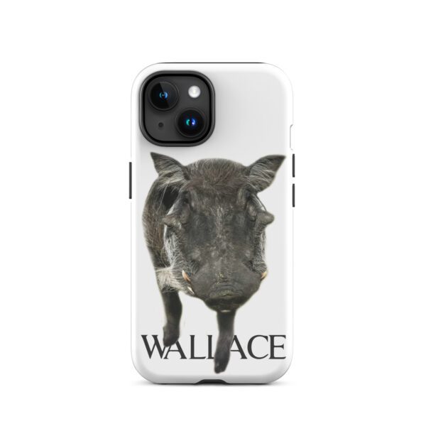 A phone case with an image of a horse.
