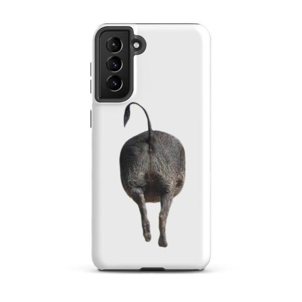 A cat is jumping in the air on a phone case