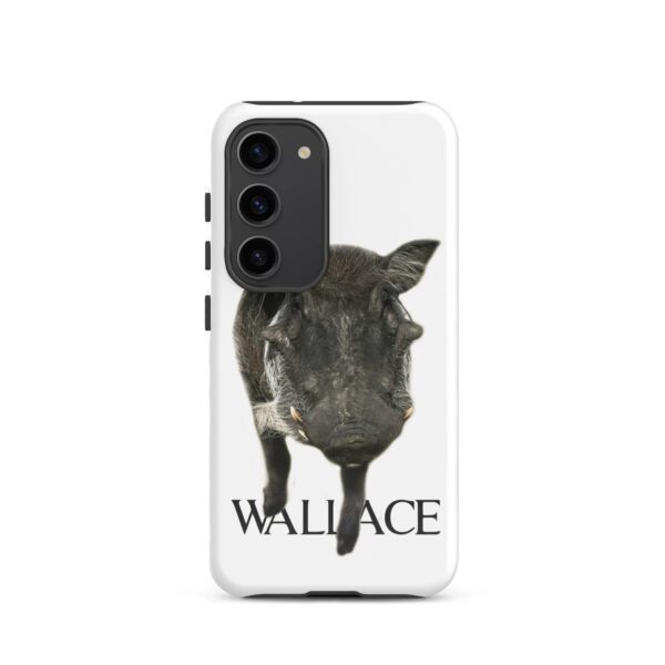 A phone case with a picture of a donkey