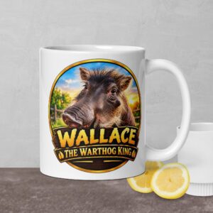 White glossy mug